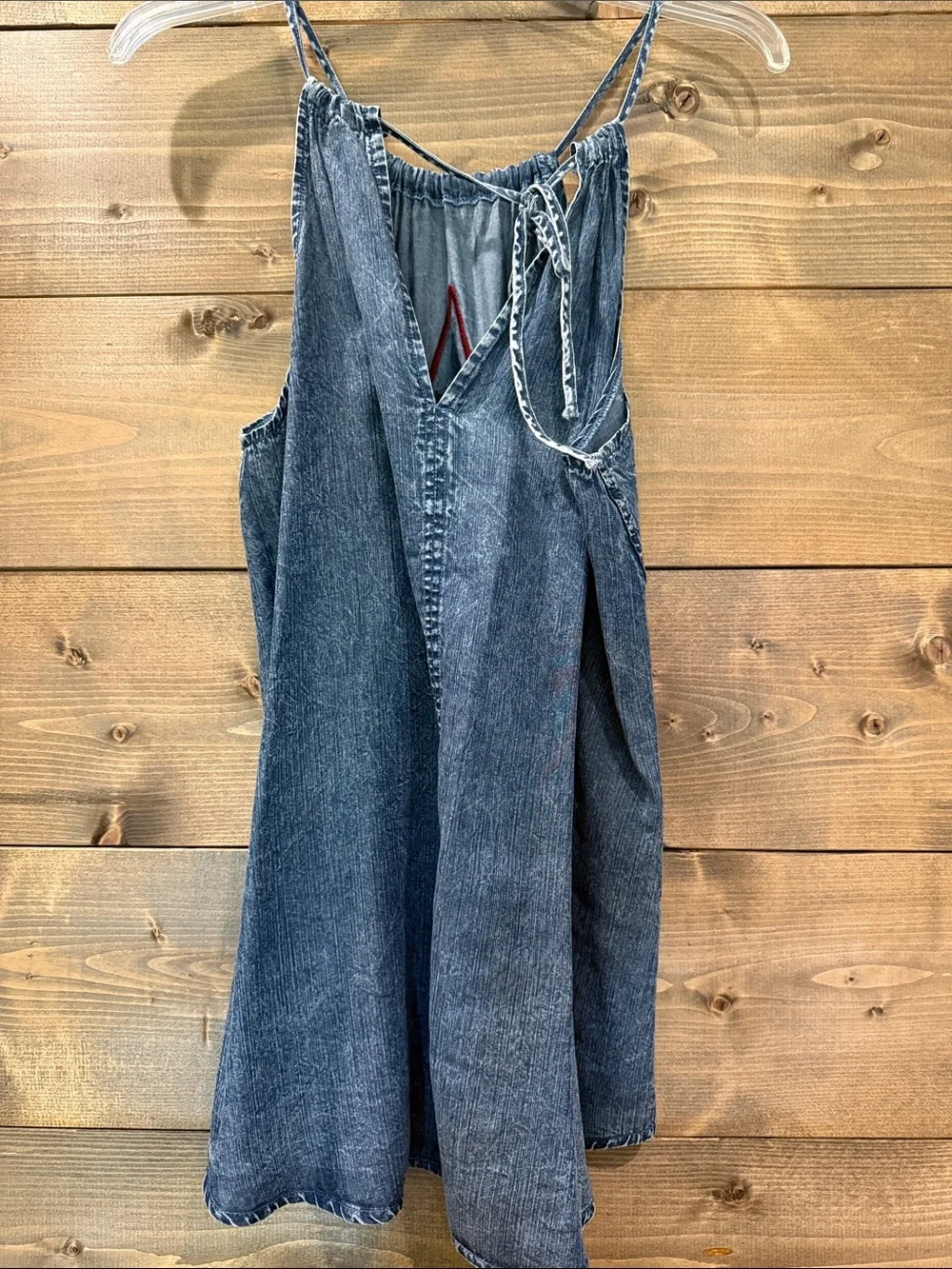 2 Fly Lightweight Denim Star Appliqué Top